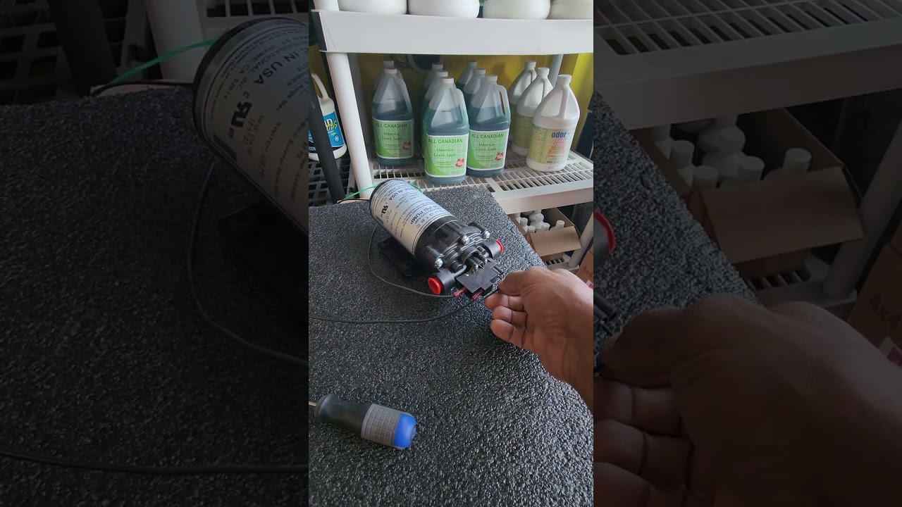 extractor pumps for auto detailing and carpet cleaning