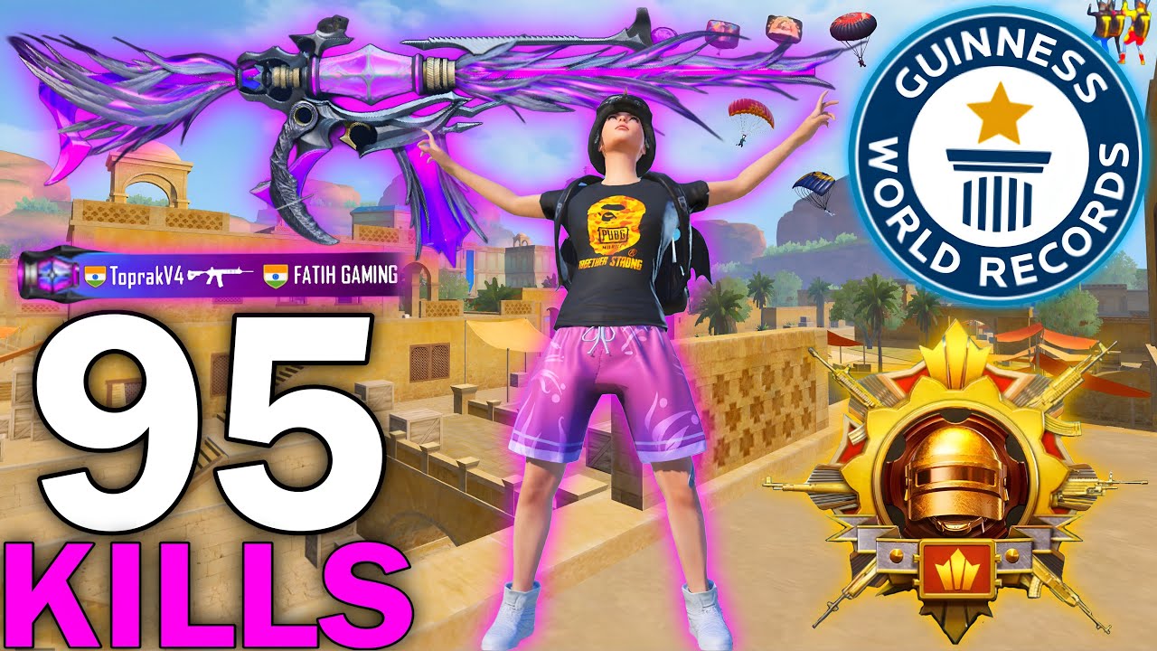 95 KILLS!!🔥 SUPER AGGRESSIVE RUSH GAMEPLAY With BEST OUTFIT😍 PUBG MOBILE- BGMI