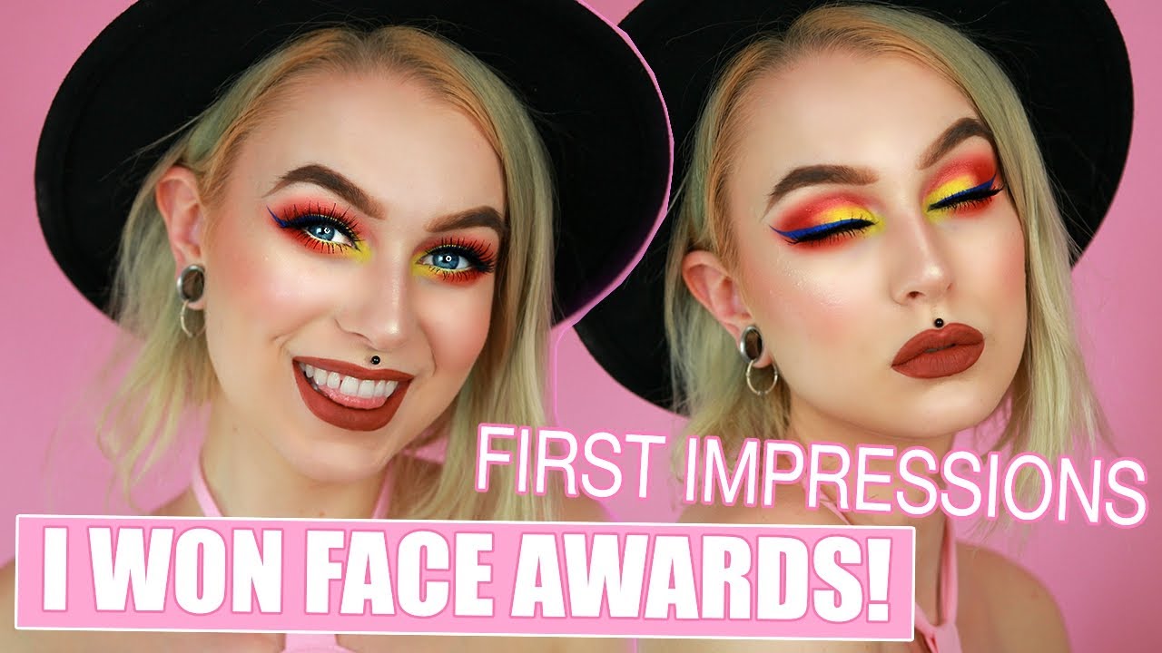 I WON FACE AWARDS 2017 + Full Face of New Makeup | Evelina Forsell