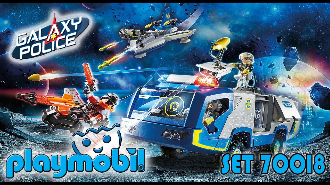 Playmobil SET 70018 Galaxy Police  Truck mit Gleiter und Gefängnis