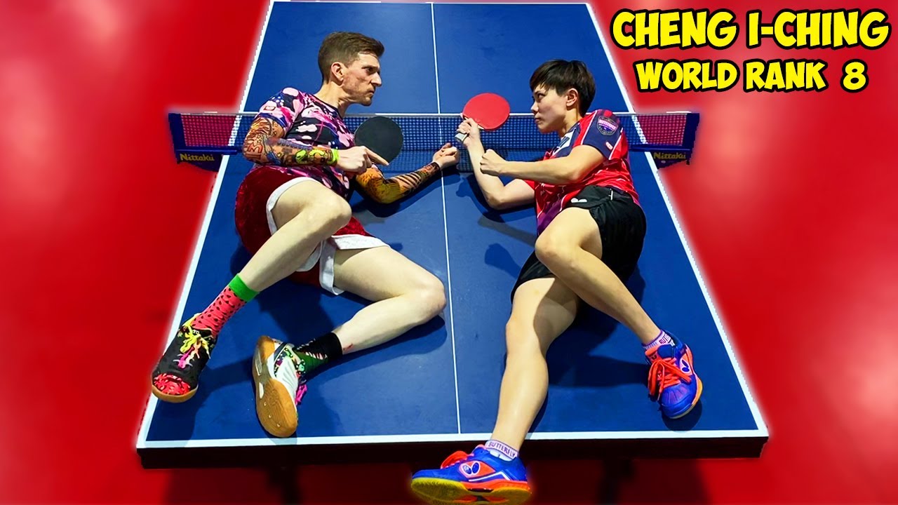 I played against World no.8 Cheng I-Ching (鄭怡靜)