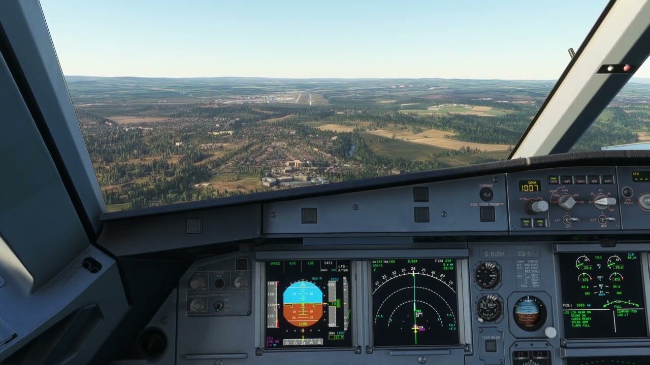 fenix A320 landing with FS2crew