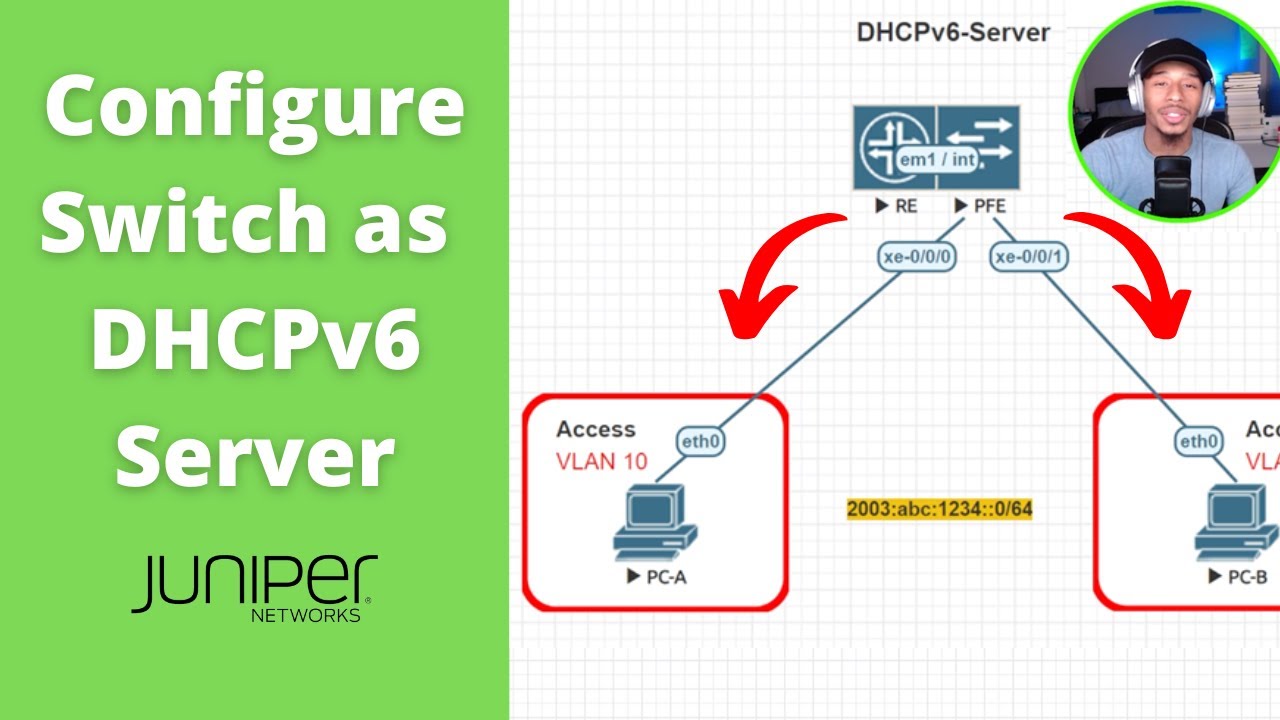 Turn Your Juniper Device into a DHCPv6 Server using SLAAC