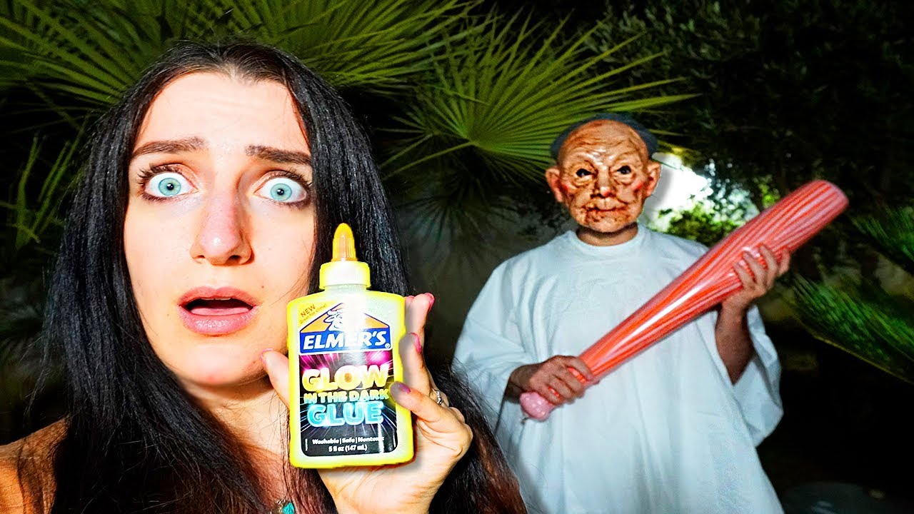 TROVA GLI INGREDIENTI SLIME DI NOTTE ALL' APERTO NASCOSTI DA GRANNY!!!