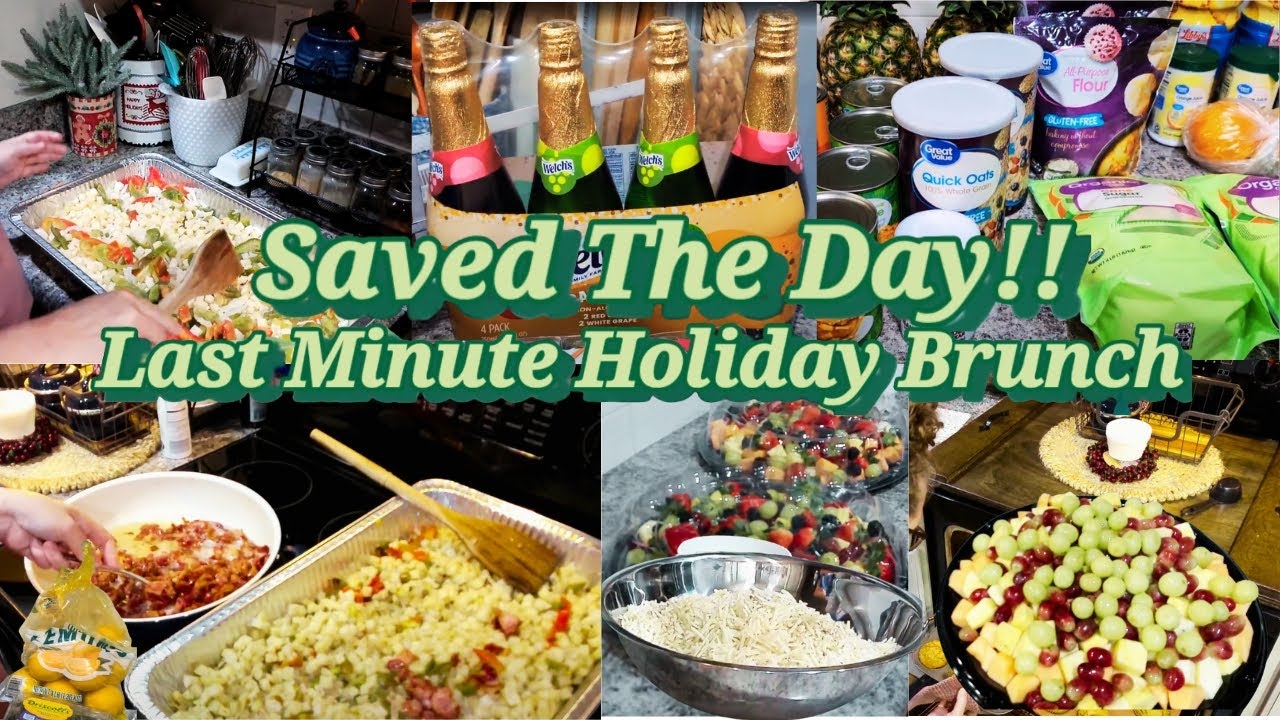 Holiday Brunch Catering Emergency | Gluten Free Christmas Recipes 