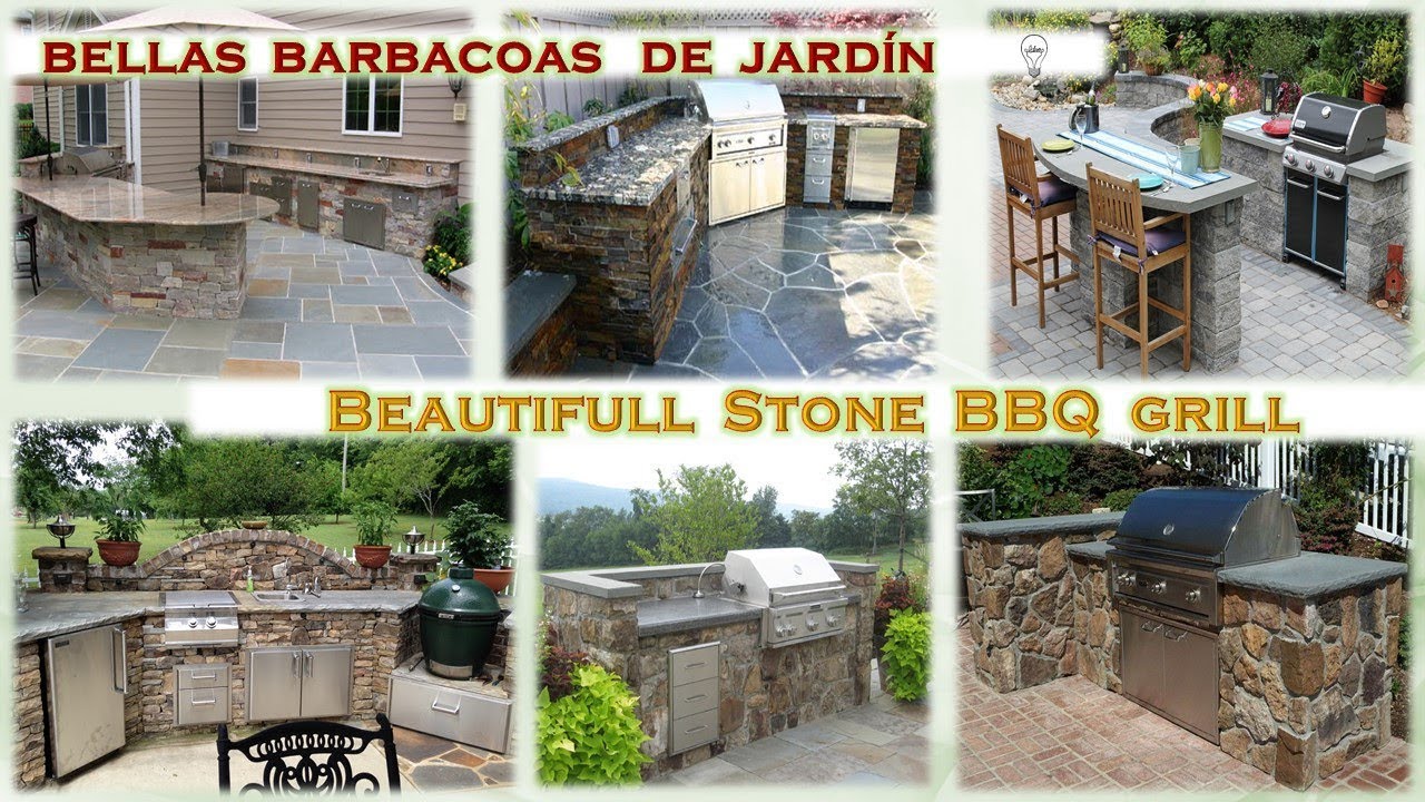 BARBACOAS de Jardin ✔ Stone BARBECUE grill