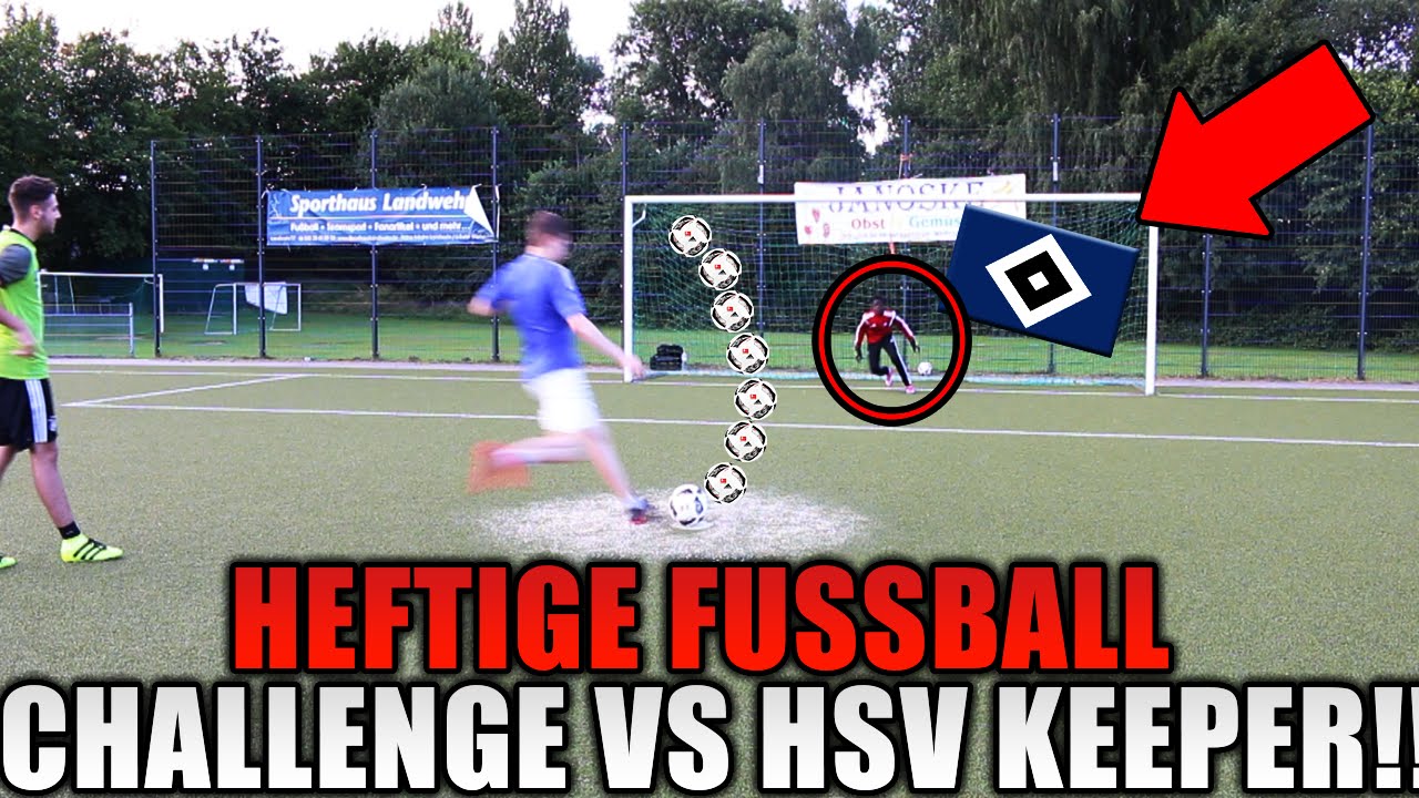 HEFTIGE FU&szlig;BALL CHALLENGE GEGEN HSV KEEPER! - REALFIFA VS PROOWNEZ VS WAKEZ!