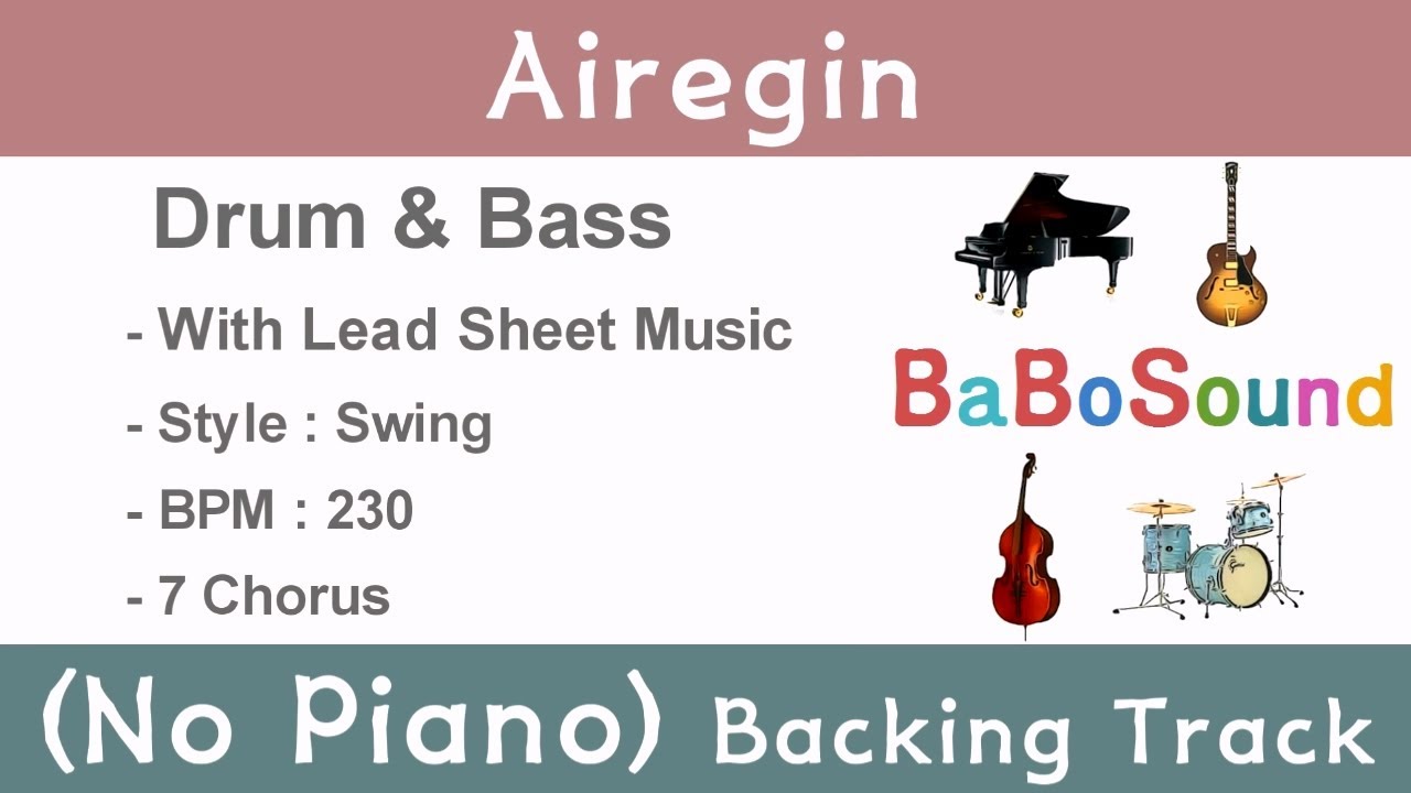 Airegin / Backing Track (No Piano) / Drum & Bass