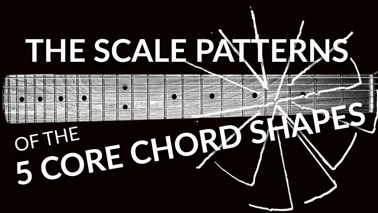 The 5 main scale patterns for guitar