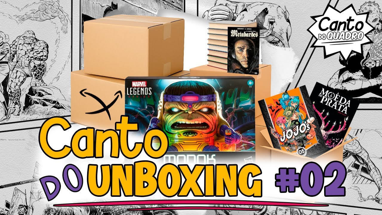 Canto do Unboxing #2 - Steel Ball Run, Marvel Legends e Virada Nerd