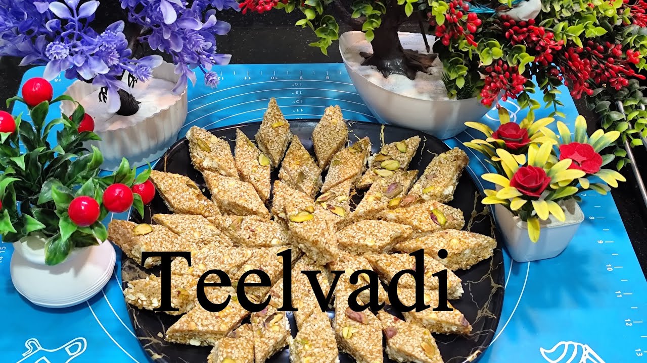 Merlyn's Magical Recipes | Teel vadi | तिळाच्या वड्या 