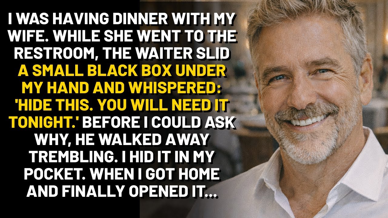 A Waiter Gave Me A Box And Said: 
