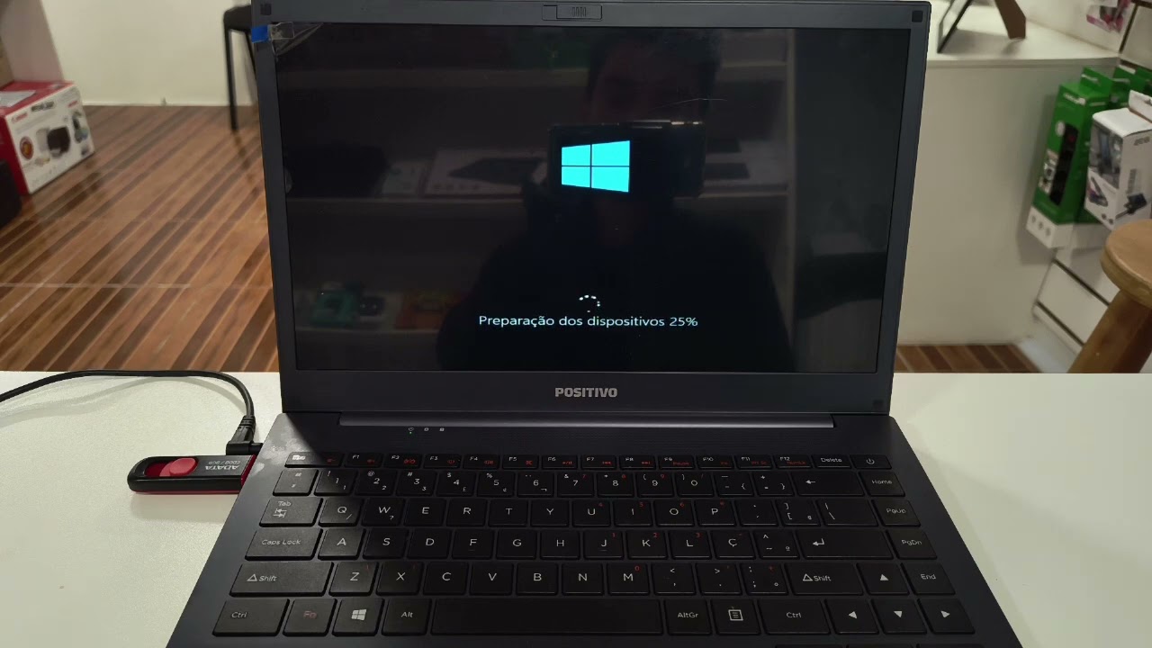 Formatar Positivo Q232B, formatando notebook da Positivo