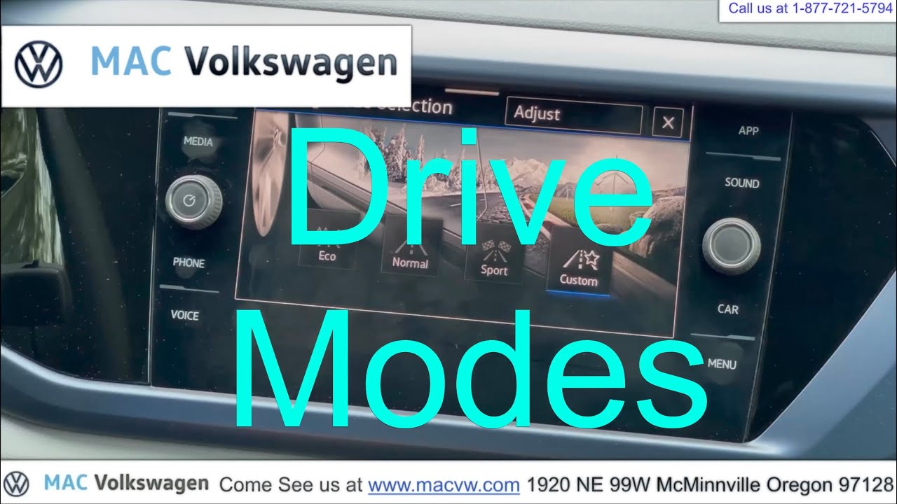 Bonus Hidden Knowledge About Volkswagens Drive Modes Featuring the 2022 Taos.