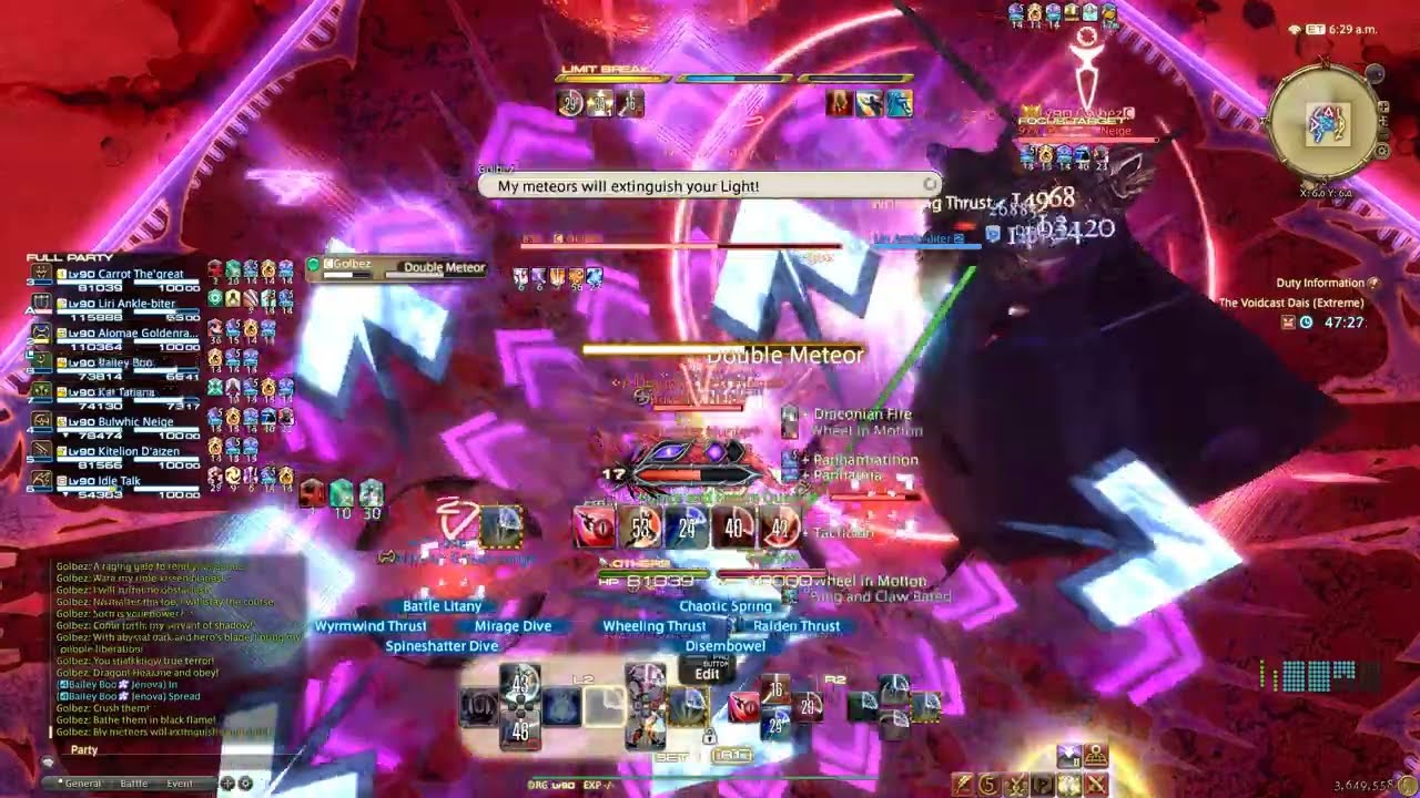 Final Fantasy XIV  The Voidcast Dais (Extreme) DRG pov