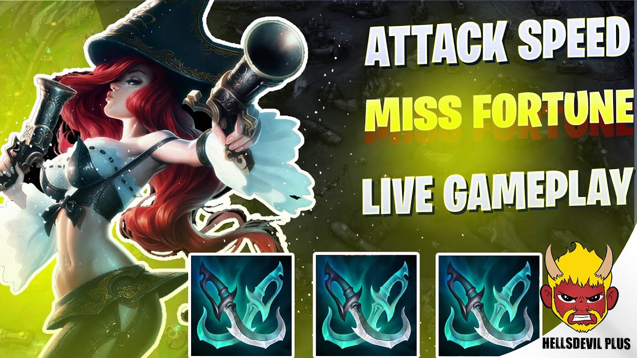 Смертельный темп. Мисс Фортуна дика. Геймплей Wild Rift HellsDevil Plus.