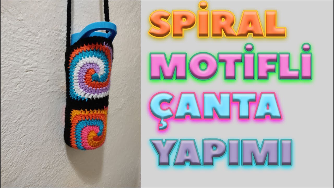 Spiral Motifli Çanta Nasıl Yapılır? | Motif Birleştirme - Motif Çanta Yapımı