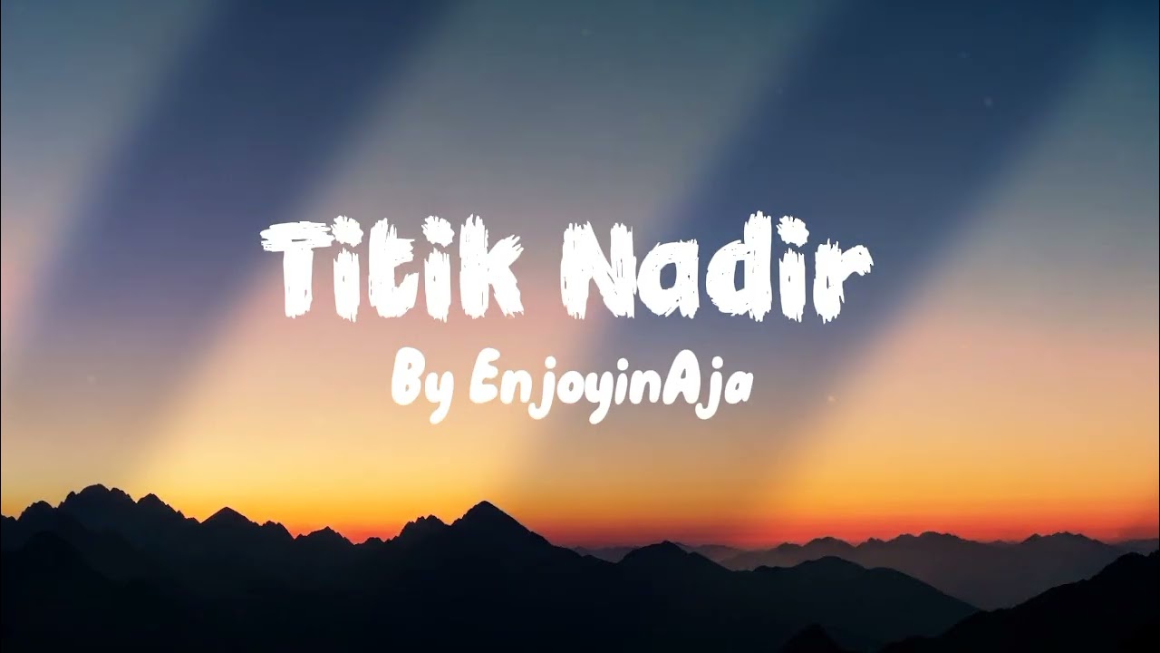Titik Nadir - Kahitna & Monita Tahalea ( Alternative Pop ) | Cover By EnjoyinAja