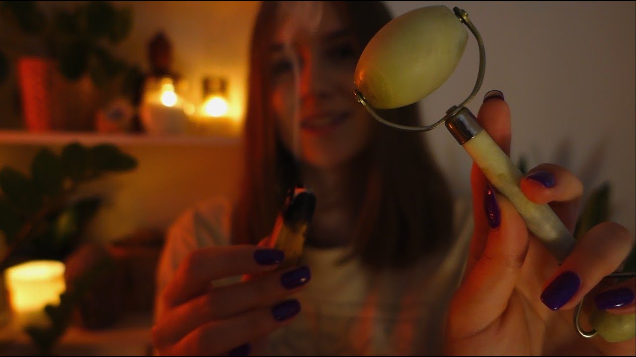 asmr po polsku 🌙 dreamy spa ☁️ *pielęgnacja twarzy, masaż głowy* (whisper, personal attention)