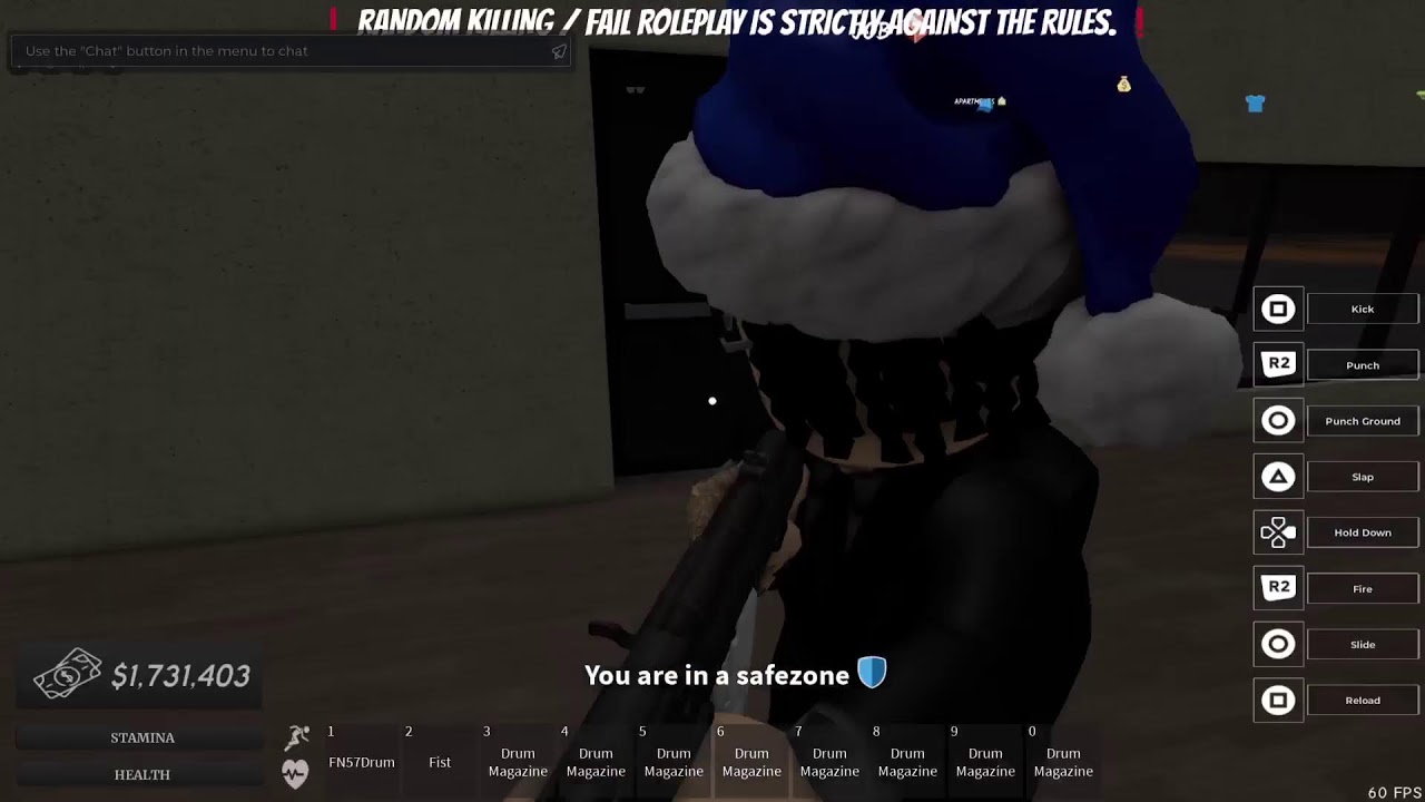 Playing south bronx The Trenches on roblox 1.7mill on my acc