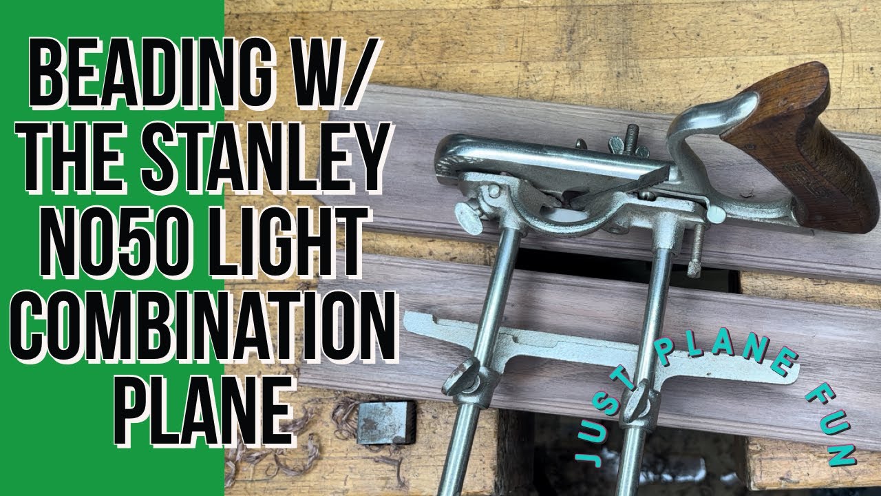Stanley No 50 Light Combination Plane - simple 1/8” beading