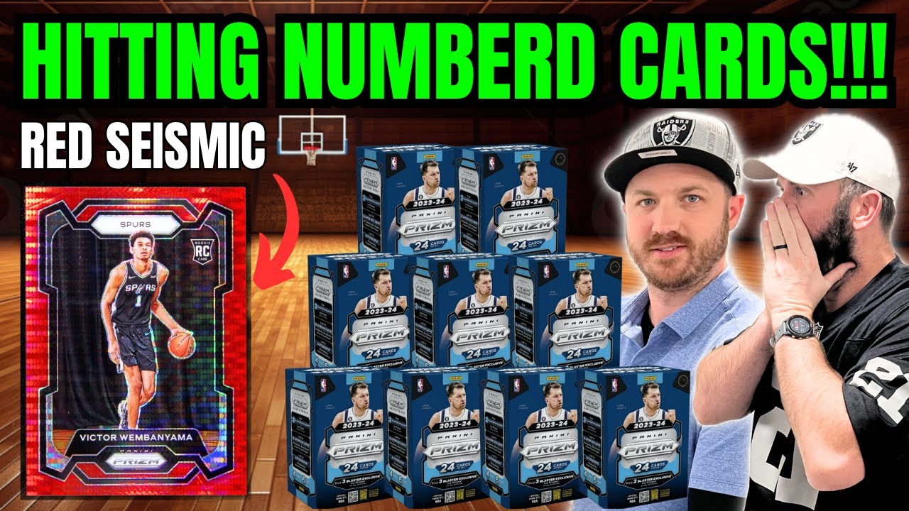 PULLING NUMBERED CARDS!!! 2023 PRIZM BASKETBALL BLASTERS