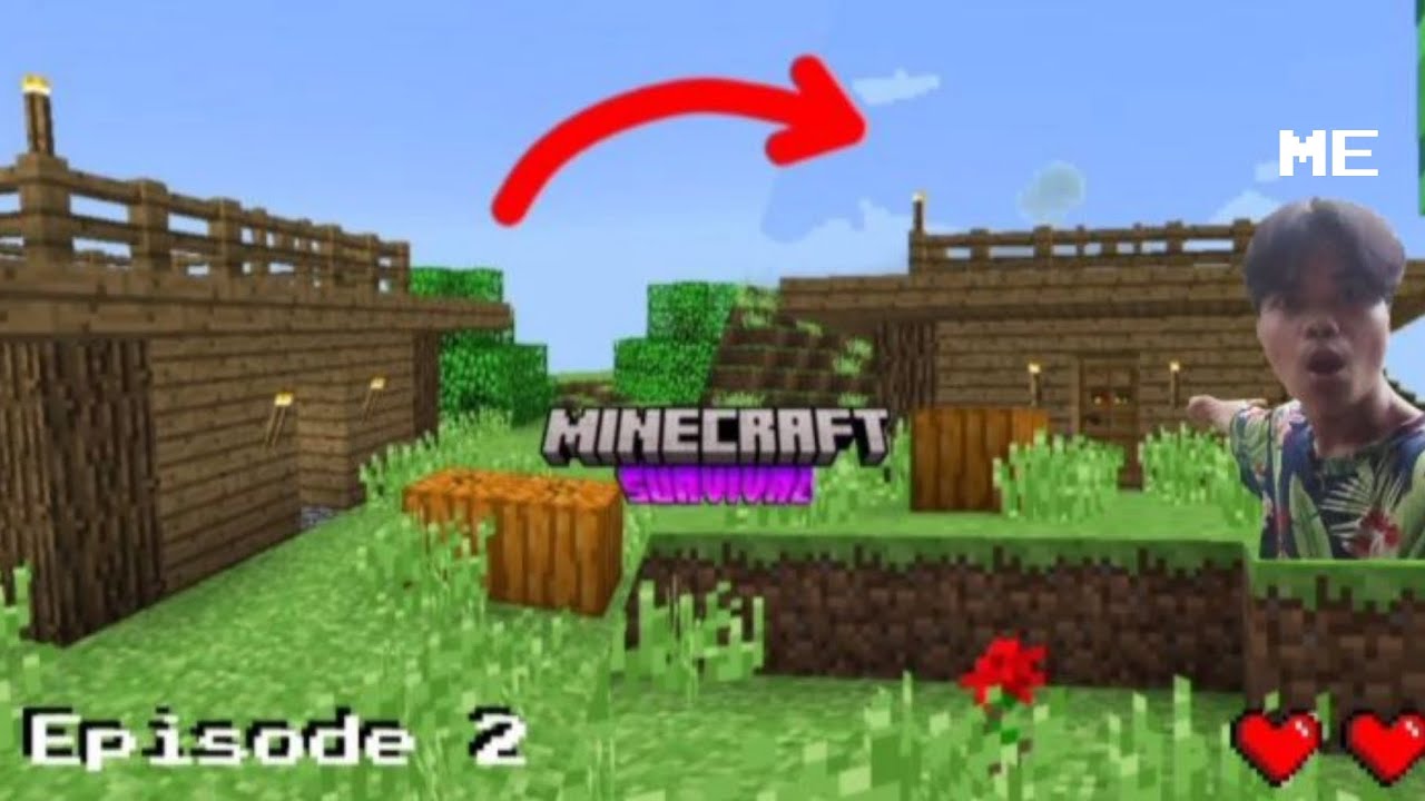 I build my first house in Minecraft (Tagalog)