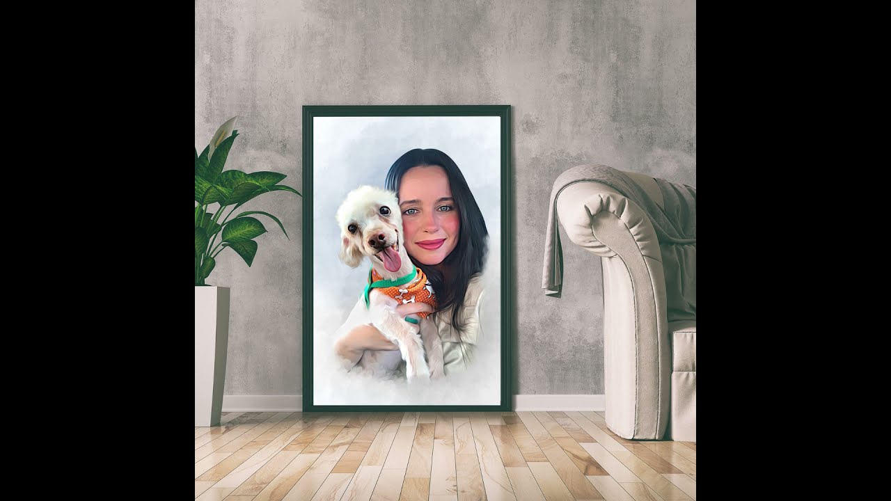 UM RETRATO &Uacute;NICO COM SEU ANIMAL DE ESTIMA&Ccedil;&Atilde;O