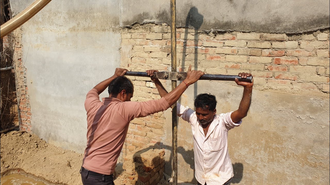 Desi Boring Jugad | हाँथ के द्वारा बोरिंग | Hand Pump Boring | Hand pump Boring full Process