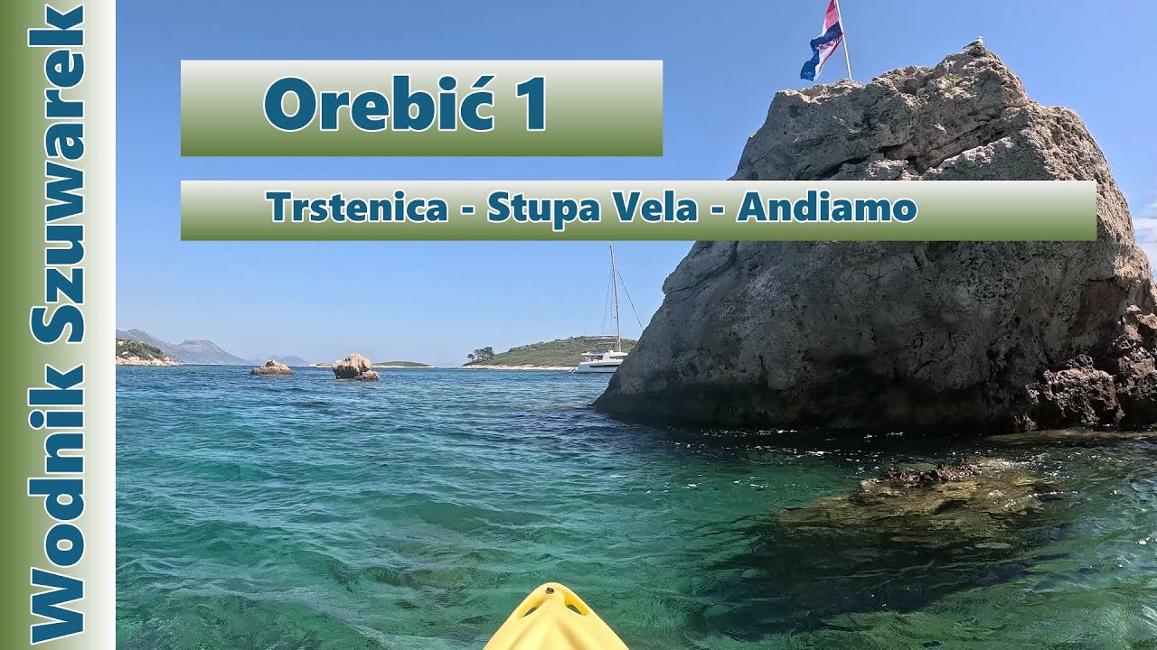 Wodnik Szuwarek - Kajakiem po Adriatyku w Orebić 1 - Pelješac - Chorwacja