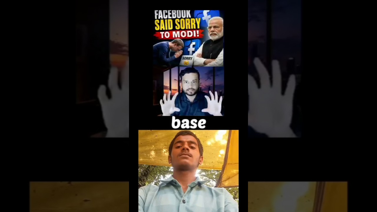 LOL! Facebook Said Sorry to Modi For Deleting Video Post - Meta Gets Repeated Notice #shorts