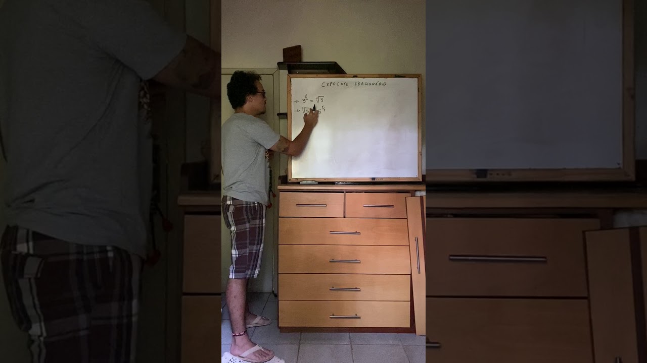 Aula 1 de matemática. Expoente fracionário