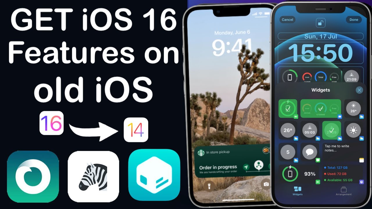 10 лучших джейлбрейк-твиков для получения функций iOS 16 на iOS 10 - 15 / Часть 2