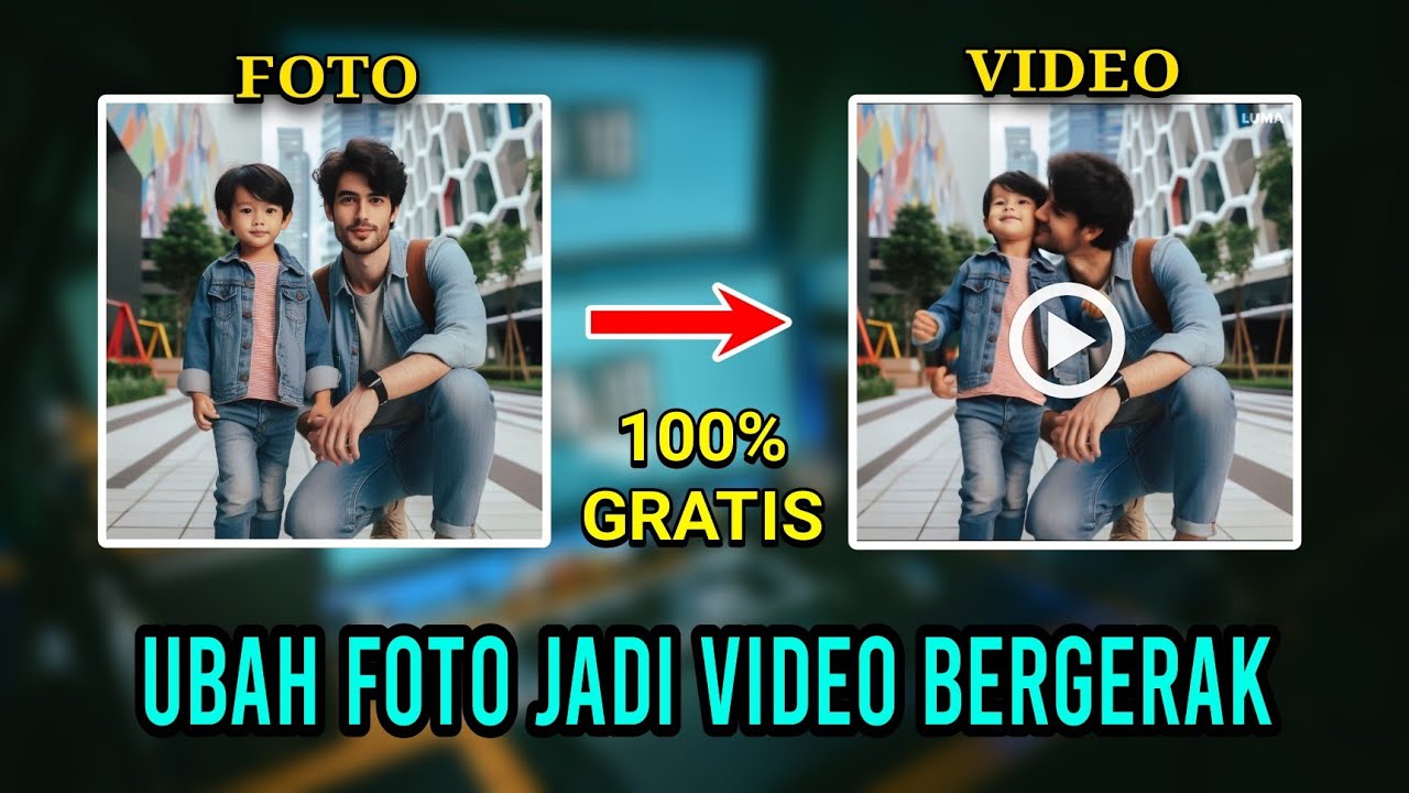100% Gratis | Cara Membuat Foto Menjadi Bergerak Menggunakan ia