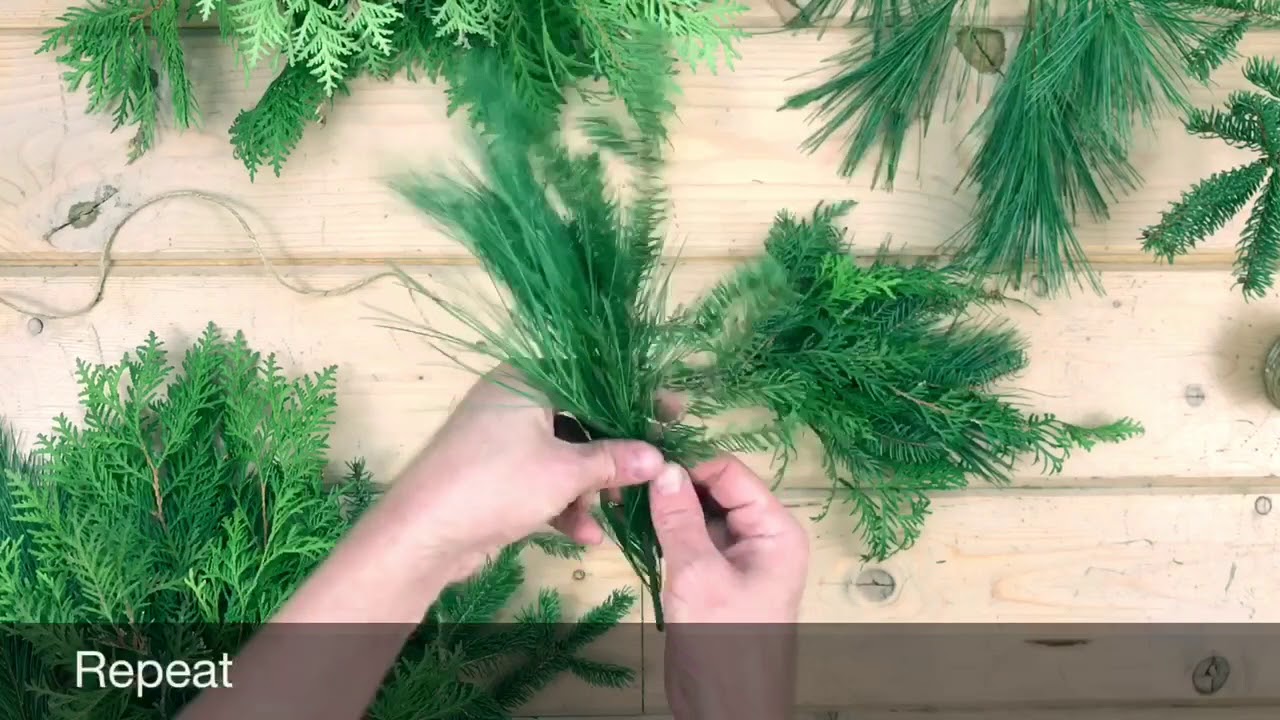 DIY Evergreen Garland