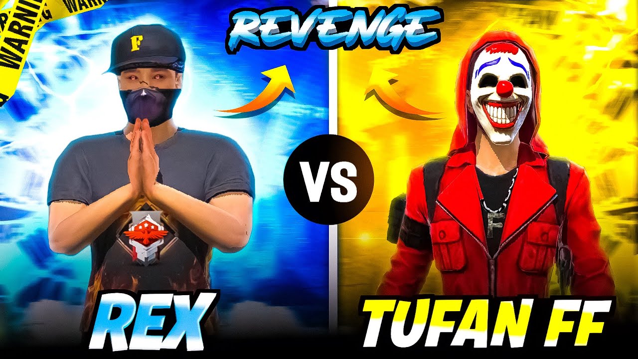 REX VS TUFAN FF 😲1 VS 1 REVENGE MATCH