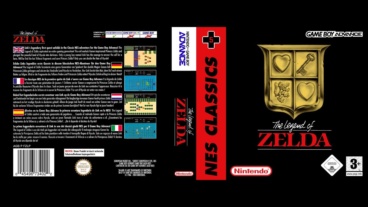 NES Classics - The Legend of Zelda GBA Longplay