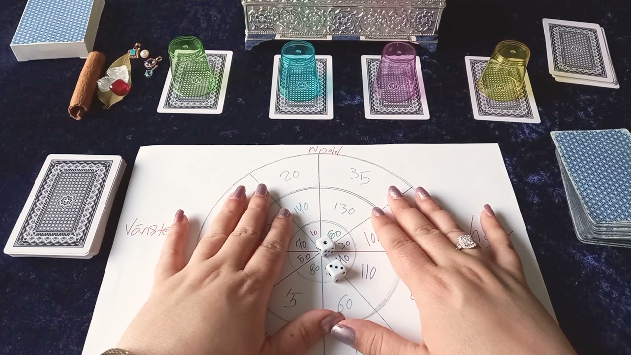 💯🟡♣️♦️♠️♥️ (شماره۳) ماه کامل و فال ورق تک نیت, آره یا نه  + تاس