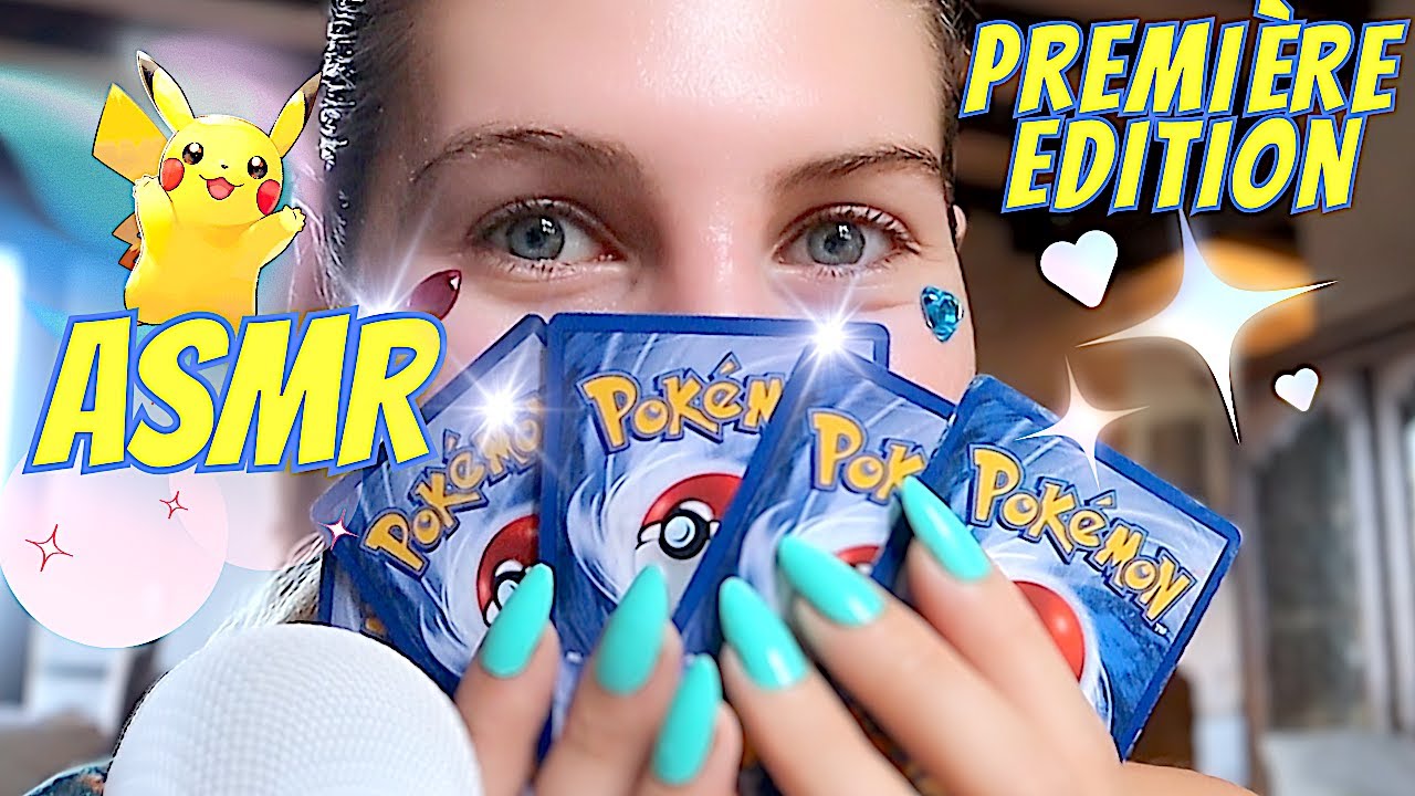 ASMR FR POKÉMON💙COLLECTION 1ere Génération⭐️Soft Whispers,Tapping, Up-Close Mouth Sounds😴