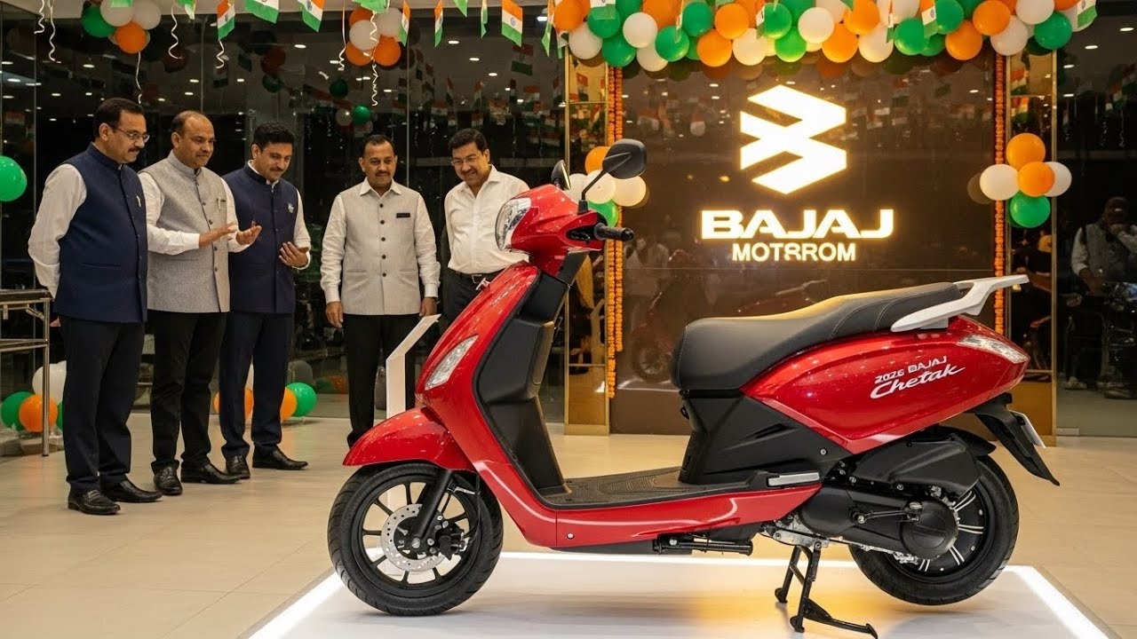 New 2026 Bajaj Chetak Electric Scooter 😱🔥 200KM Range? Price Shocks Everyone!