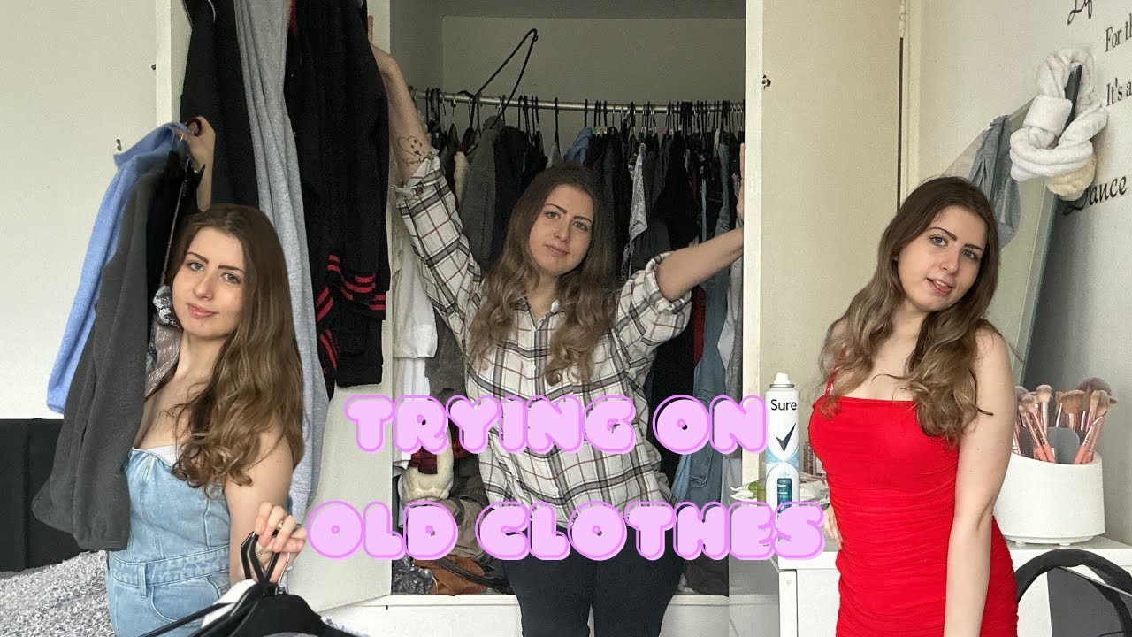 Trying on old clothes 2024