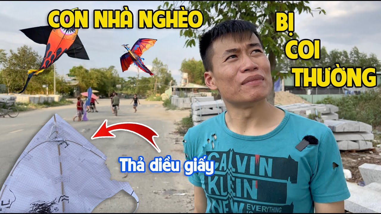 Con Nhà Nghèo Thả Diều Giấy Bị Xem Thường Và Cái Kết (Linh Nhi Family)
