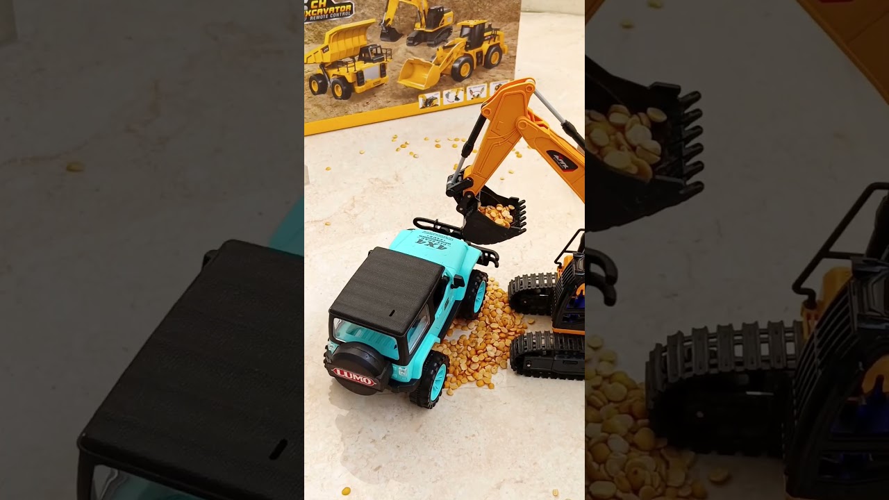 Rc Excavator Truck #rcjcb #jcbvideos #excavator #rcexcavator #shorts #rctoys #toys #jcb #rctruck