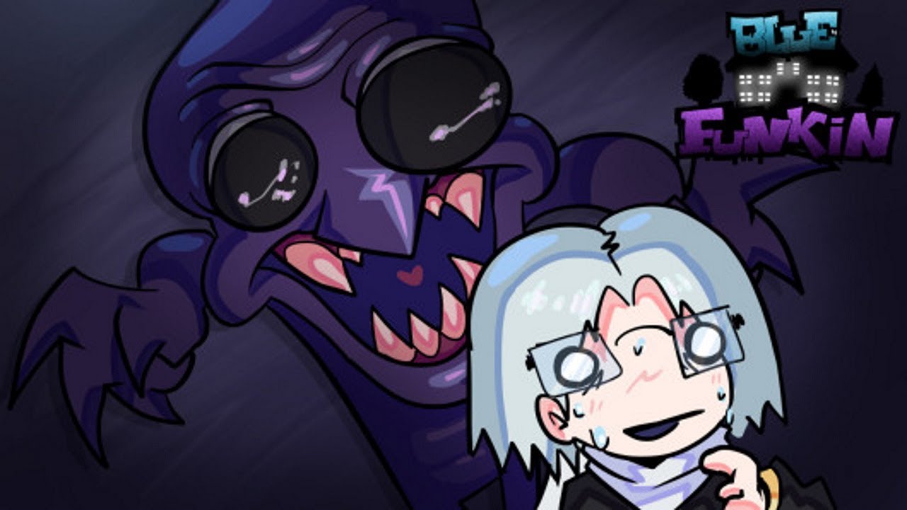 Friday Night Funkin' - Vs Ao Oni (Blue Funkin UPDATE) FNF MODS