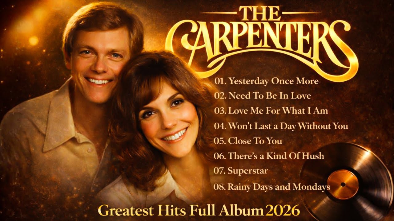 The Carpenters Greatest Hits Full Album 2026 | Yesterday Once More, Close To You 🎶