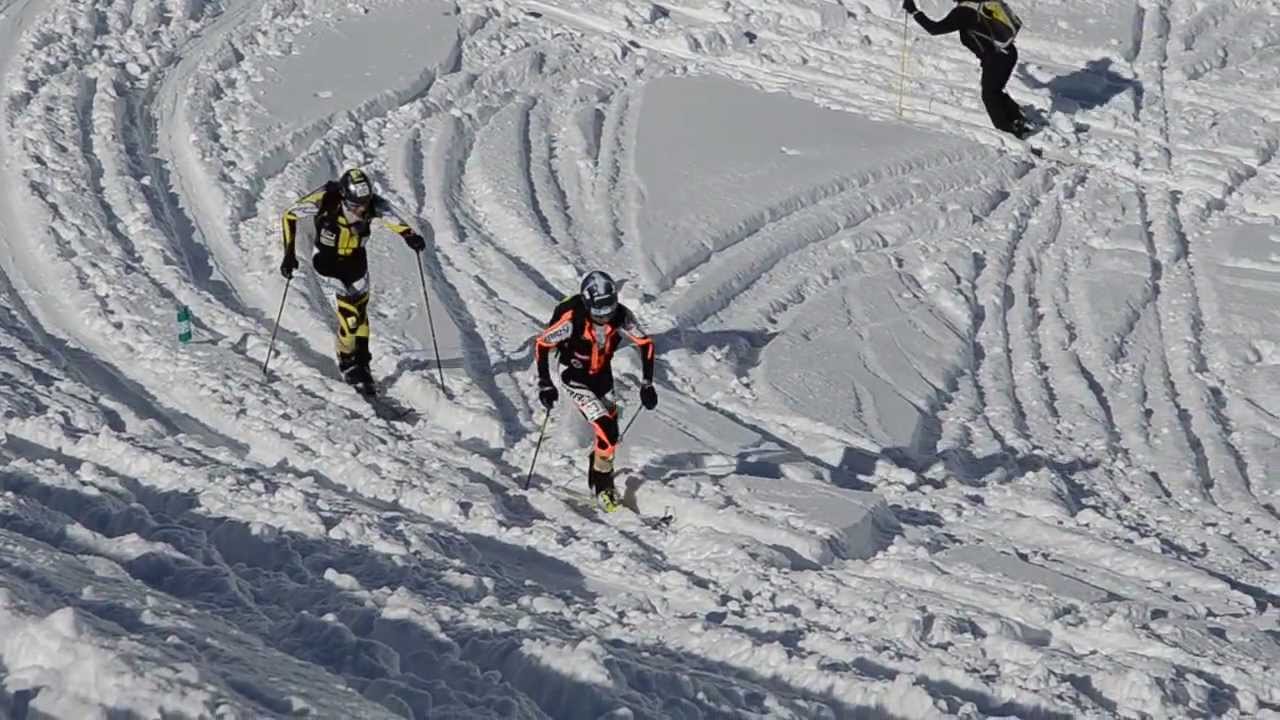 Math&eacute;o Jacquemoud et William Bon Mardion lors de la Pierra Menta 2013