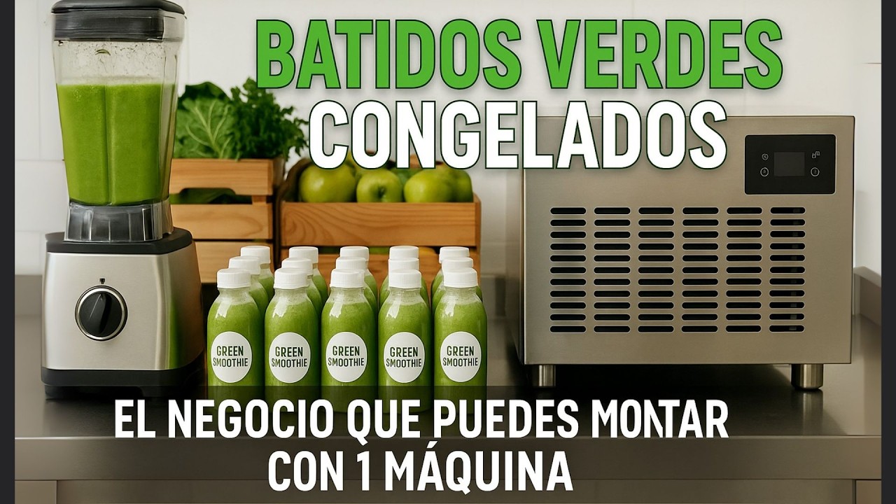 🚀 BATIDOS VERDES CONGELADOS el NEGOCIO que POCOS CONOCEN y te HARÁN GANAR DINERO desde CASA