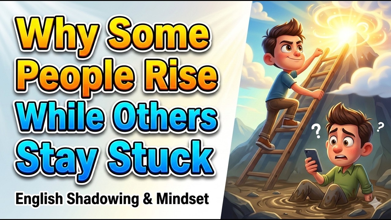Why Some People Rise While Others Stay Stuck || English Shadowing & Mindset