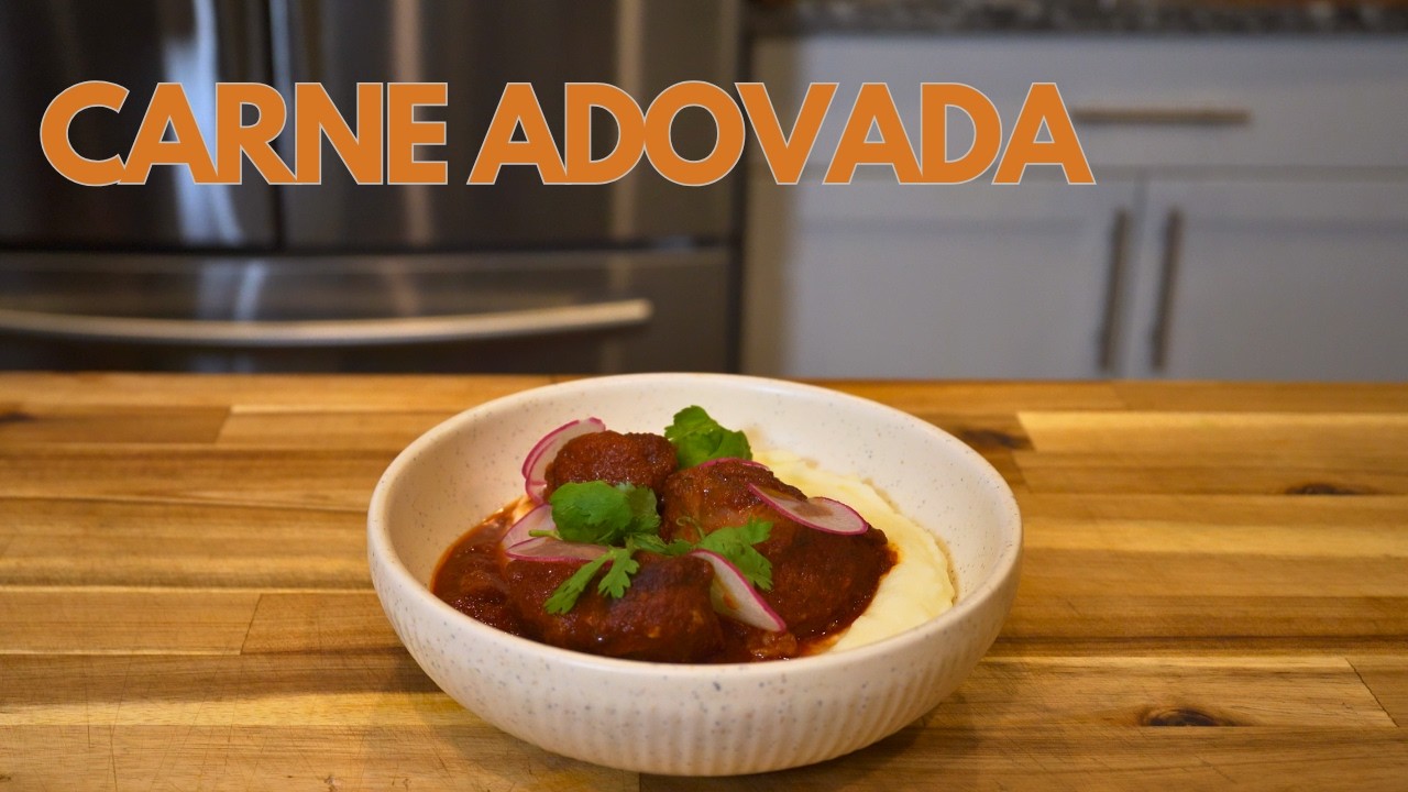 Carne Adovada a tasty New Mexican classic. Dinner time.