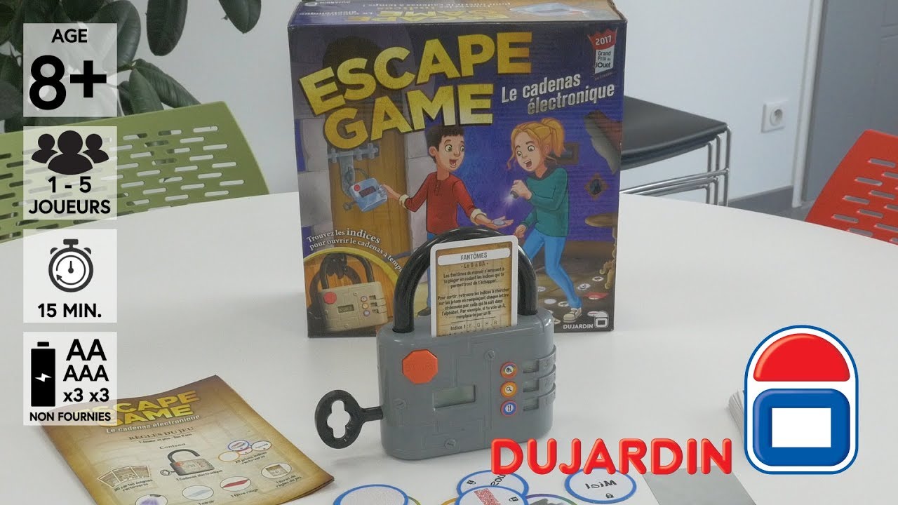 Escape Game (Grand prix du jouet 2017) - D&eacute;mo du jeu de soci&eacute;t&eacute; en fran&ccedil;ais HD FR